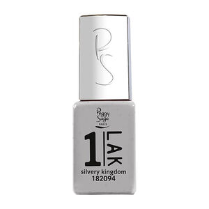 1-LAK vernis semi-permanent 3 en 1 silvery kingdom
