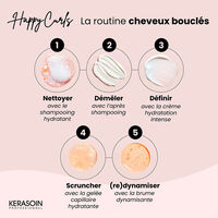 Routine cheveux bouclés Happy Curls