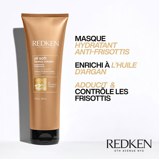 Routine hydratante cheveux secs et rêches All Soft