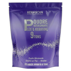 Poudre d&eacute;colorante anti-casse Plex & k&eacute;ratine 9 tons 500gr