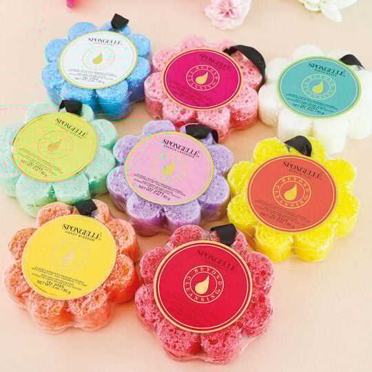 &Eacute;ponge de bain infus&eacute;e lavande Fran&ccedil;aise