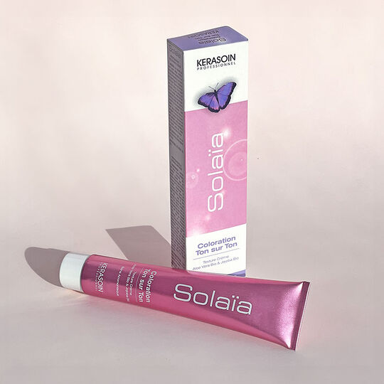 Coloration ton sur ton Sola&iuml;a 7.1 blond cendr&eacute;