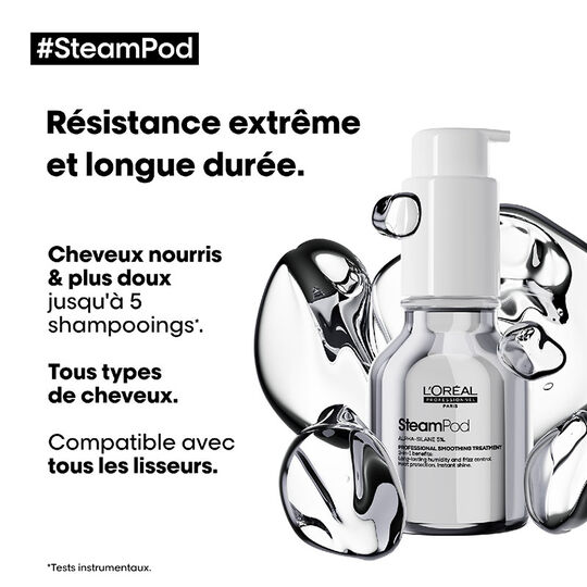 Soin lissant professionnel 3-en-1 SteamPod