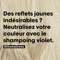 Shampooing déjaunissant Chroma Crème Violet,  Shampooing déjaunissant Chroma Crème Violet