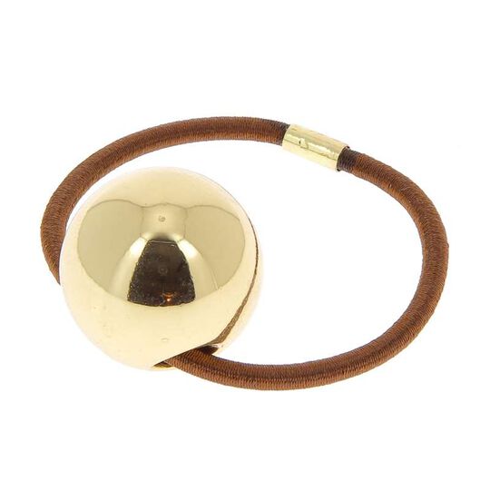 Elastique boule Doré