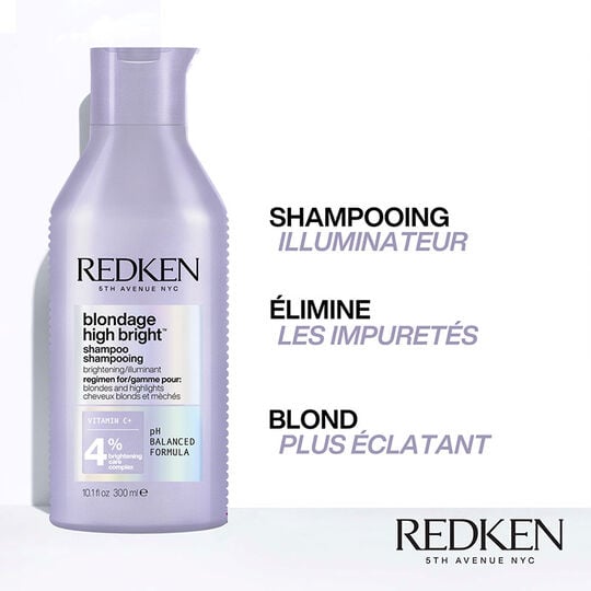 Shampooing illuminant pour cheveux blonds Blondage High Bright