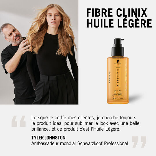 Huile l&eacute;g&egrave;re Fibre Clinix