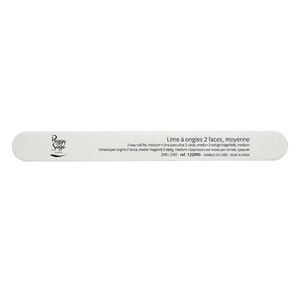 Lime à ongles 2 faces lavable 240/240 blanc, pour ongles naturels,  Lime à ongles 2 faces lavable 240/240 blanc, pour ongles naturels