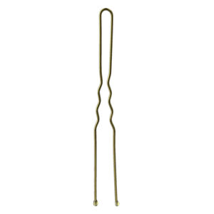 24 Épingles ondulées longues bronze,  24 Épingles ondulées longues bronze
