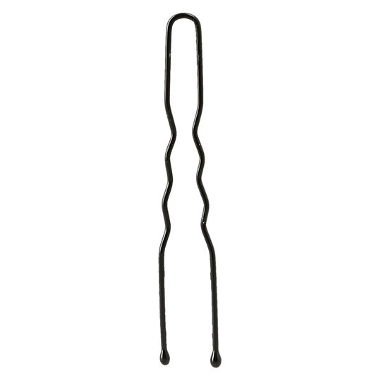 24 Épingles ondulées courtes noir