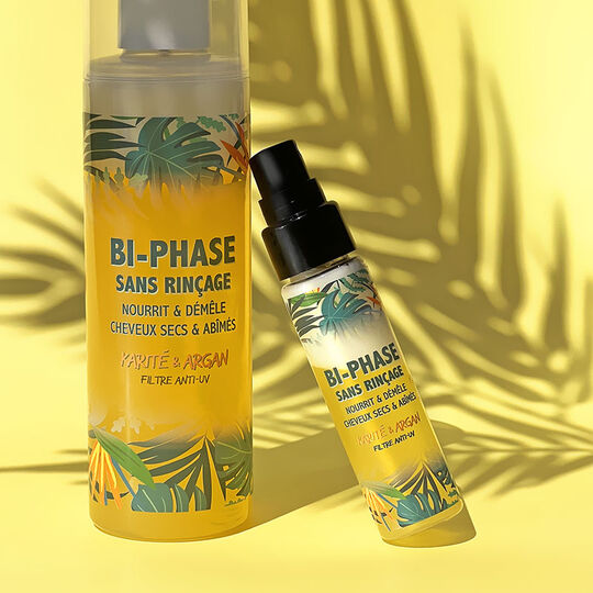 Démêlant bi-phase à l'argan et au karité 200ml,  Démêlant bi-phase à l'argan et au karité 200ml