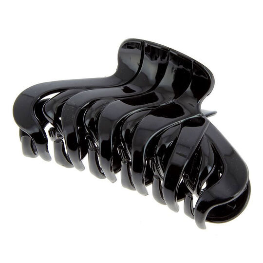 Pince croco torsade noir