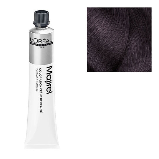 Coloration permanente Majirel Majirouge carmilane 5.20 châtain clair violine int