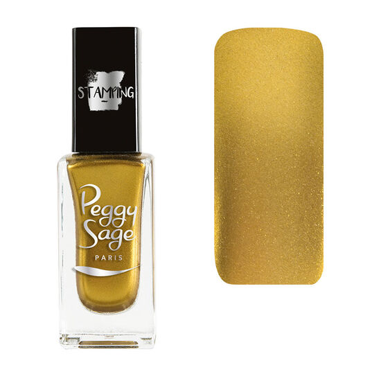 Vernis &agrave; ongles stamping Peggy sage gold