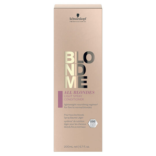Spray baume l&eacute;ger pour cheveux blonds fins &agrave; normaux Blondme