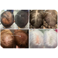 Fibres densifiantes pour cheveux ch&acirc;tain