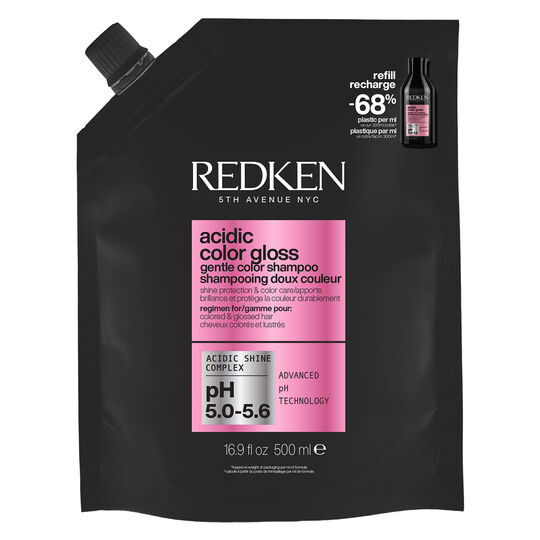 Shampooing doux couleur Acidic Color Gloss recharge 500 ml