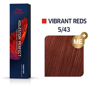 Coloration permanente Koleston Perfect Me+ 5/43 châtain clair cuivré doré,  Coloration permanente Koleston Perfect Me+ 5/43 châtain clair cuivré doré