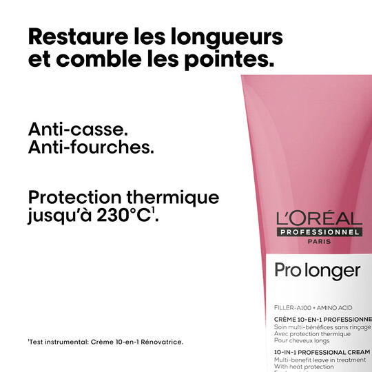 Cr&egrave;me r&eacute;novatrice de longueurs et pointes Pro Longer