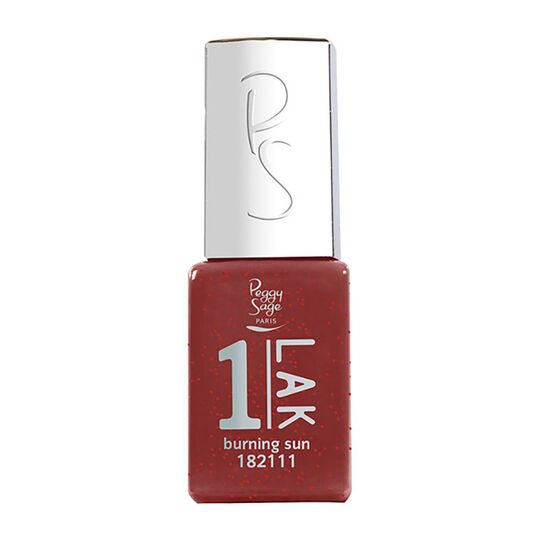 1-LAK vernis semi-permanent 3 en 1 burning sun
