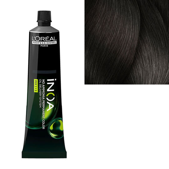 Coloration sans ammoniaque Inoa 6.11 blond fonc&eacute; cendr&eacute; profond