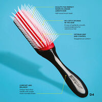 Brosse démêlante D4 rose,  Brosse démêlante D4 rose