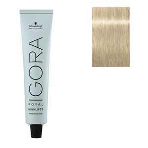 Coloration permanente Igora Royal 10-1 blond très très clair cendré