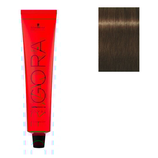 Coloration permanente Igora Royal 5-4 ch&acirc;tain clair beige