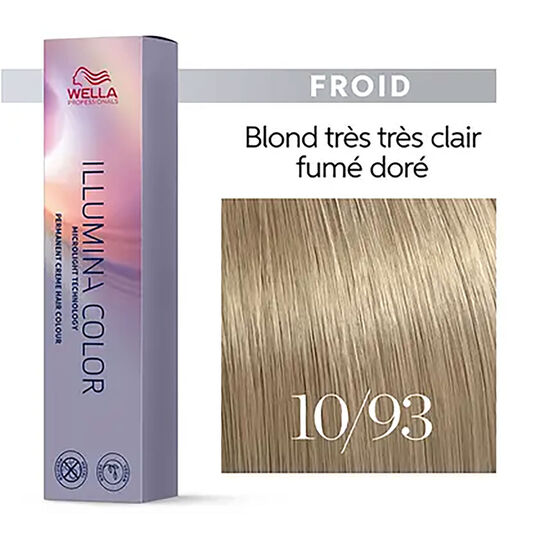 Illumina color 10/93 blond super clair fum&eacute; dor&eacute;