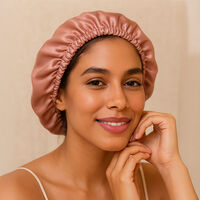 Charlotte en satin rose blush et rose gold