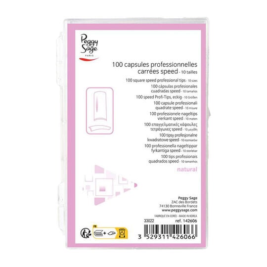 Capsules carr&eacute;es speed x 100