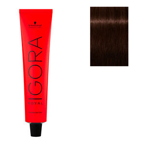 Coloration permanente Igora Royal 3-68 châtain foncé chocolat rouge