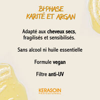 Démêlant bi-phase à l'argan et au karité 200ml,  Démêlant bi-phase à l'argan et au karité 200ml