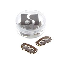 Clips She X10 marron