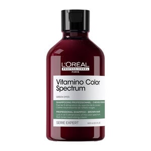 Shampooing neutralisant Vitamino Color Spectrum vert, anti-rouge