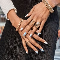 Faux ongles impress tye dye