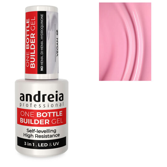 Gel de construction 3 en 1 One bottle builder gel baby pink