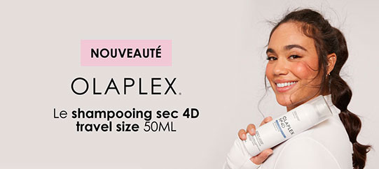Découvrez le shampoing sec n°4D de Olaplex, désormais disponible en travel size !