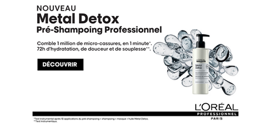 Découvrez la crème lavante L'Oréal Metal Detox maintenant disponible en format 250 ml.