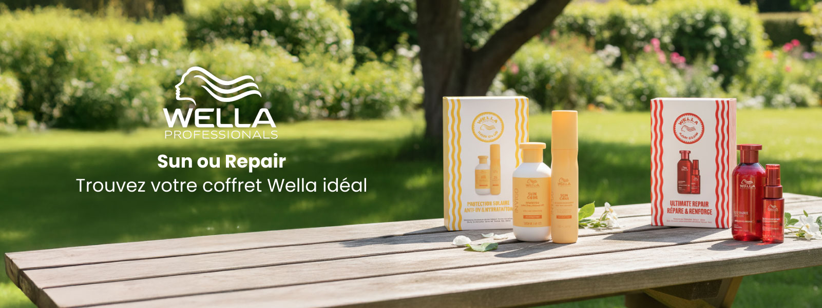 Sun ou Repair : trouvez votre coffret Wella idéal