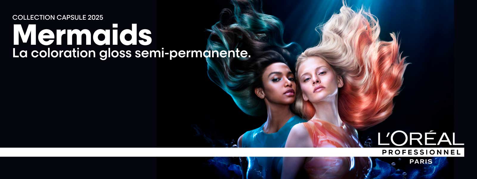 Découvrez la tendance Mermaid avec 2 nouvelles teintes DiaLight par L'Oréal Professionnel.