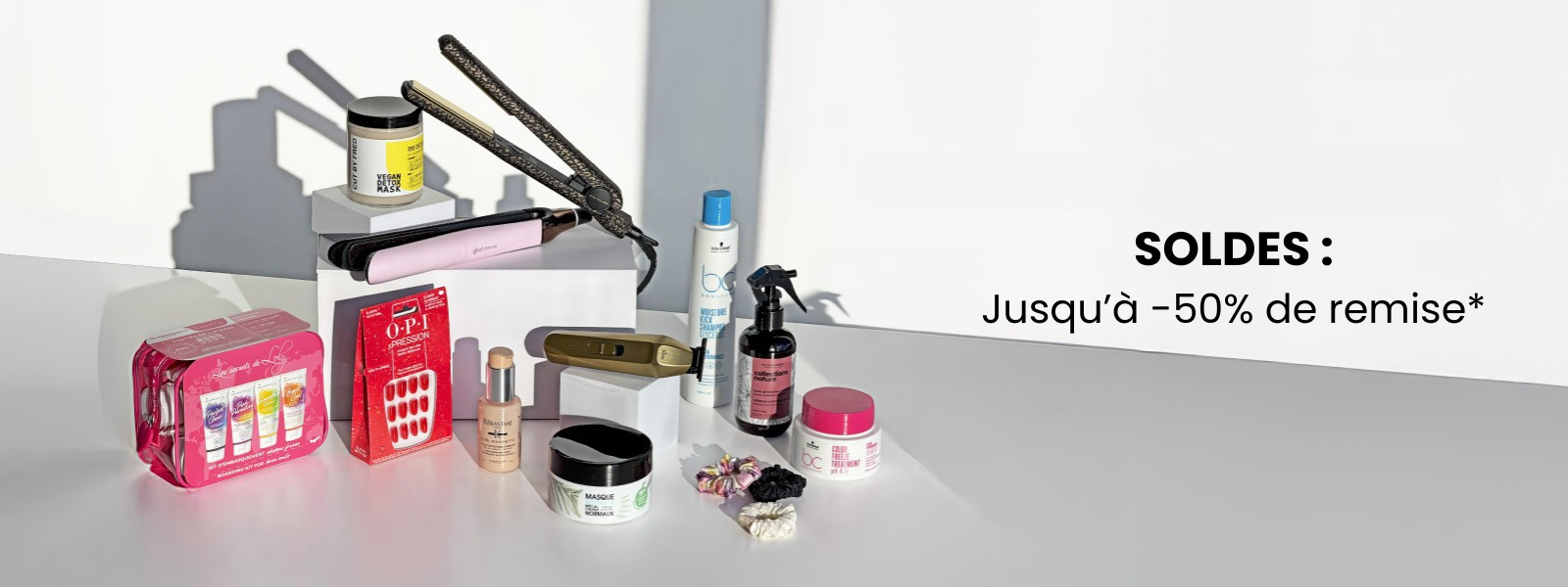 Soldes : jusqu'à -50% sur une sélection de produits* Soldes : jusqu'à -50% sur une sélection de produits*