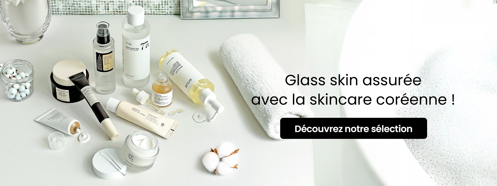 Glass skin assurée avec la skincare coréenne !