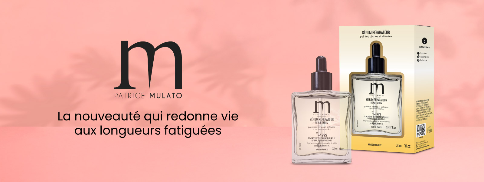 Sérum réparateur Patrice Mulato : la nouveauté qui redonne vie aux longueurs fatiguées