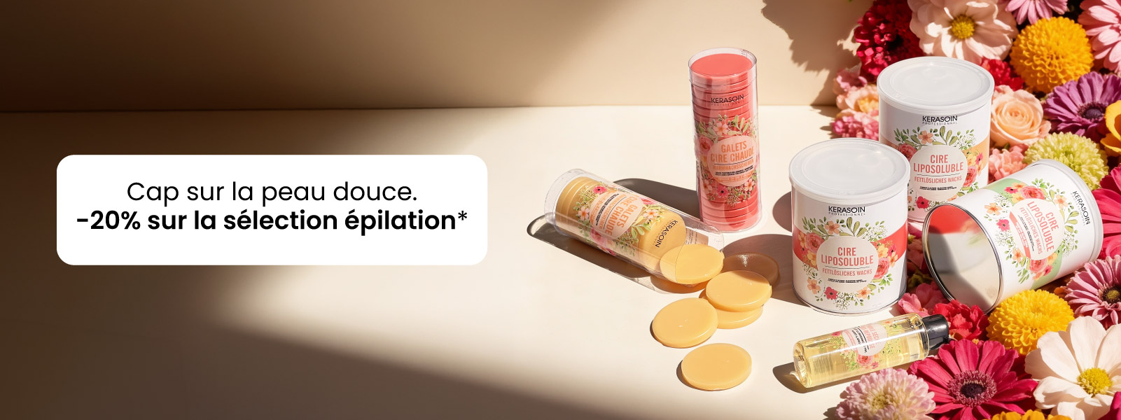 Préparez votre été avec -20% sur la sélection épilation