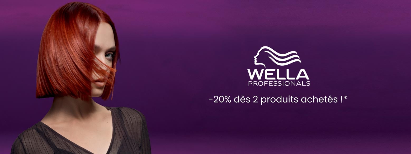 Profitez de -20% dès 2 produits achetés sur la marque Wella Professionals à La Boutique du Coiffeur !