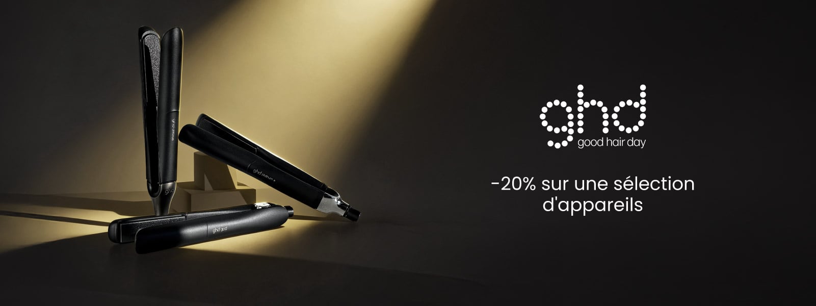 Profitez de 20% de réduction sur une sélection d'appareils ghd.