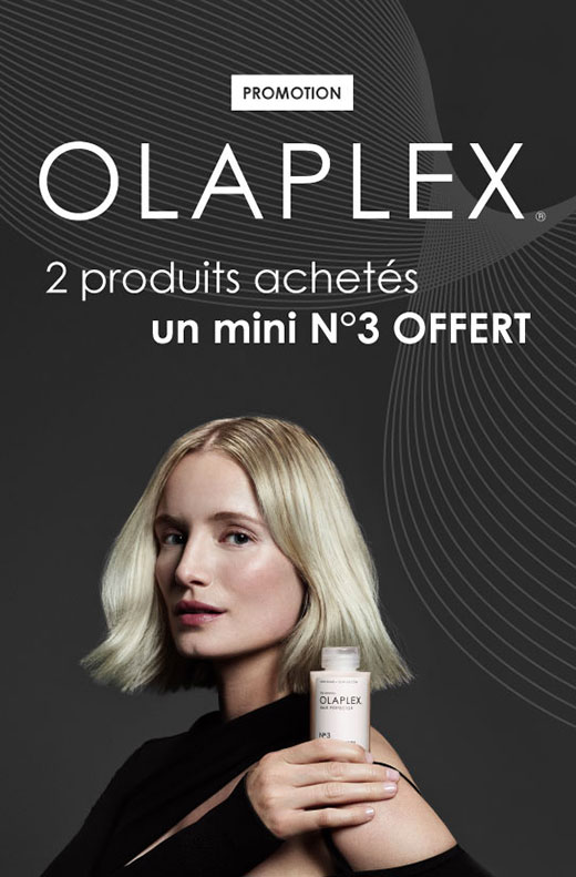 Dès 2 produits Olaplex achetés, 1 mini soin reconstructeur n°3 offert !