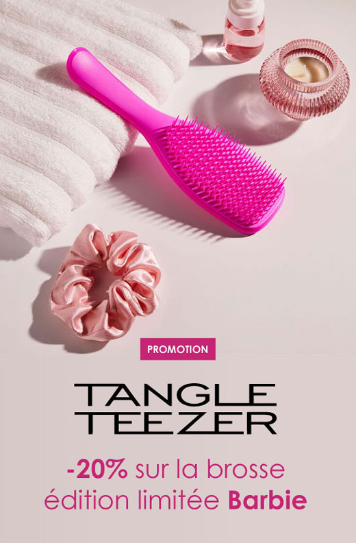 En mars, bénéficiez de 20% de remise sur la brosse Tangle Teezer en édition limitée Barbie !