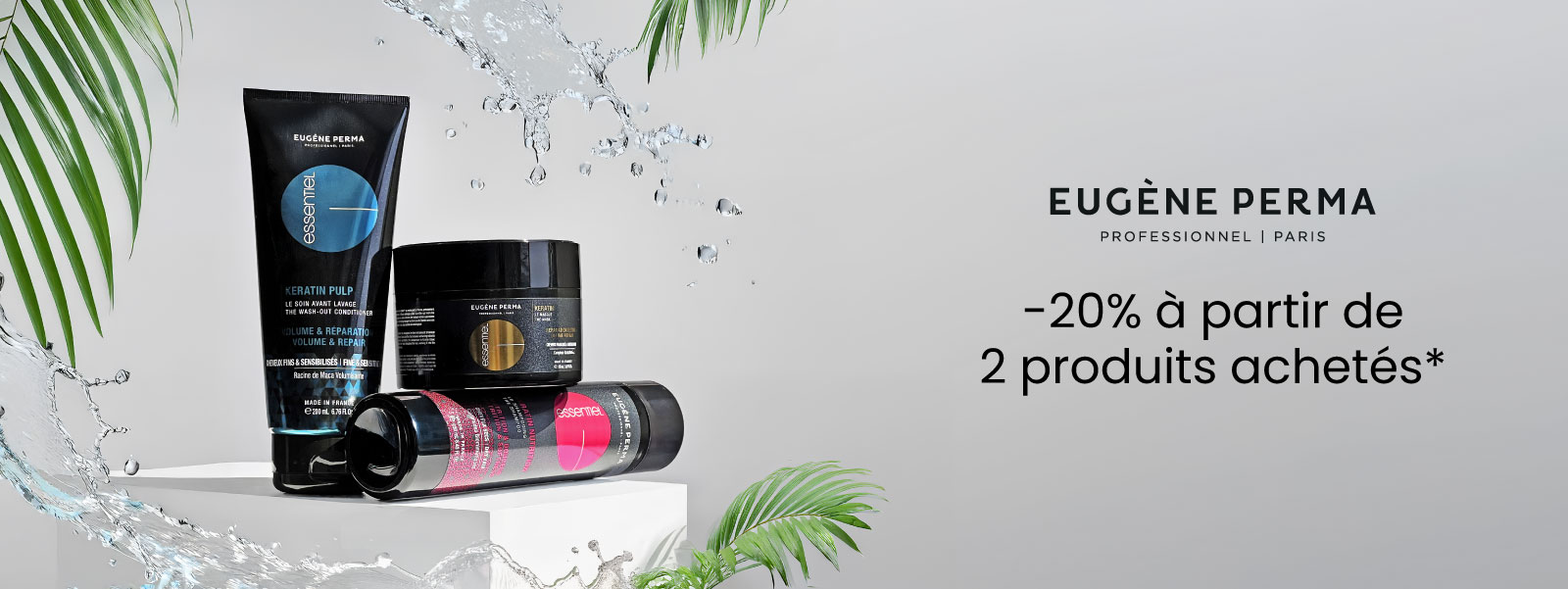 Eugène Perma - Essentiel : -20% dès 2 produits achetés.